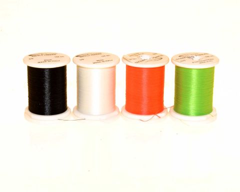 A.Jensen Big Fly Tying Thread combo - 1 of each 4 colors