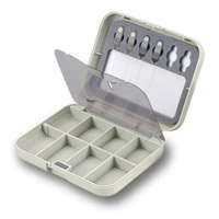 C&F Small Compartment Fly Case with Threaders CF-1301