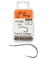 Grip Barbless Hooks: Dry Fly, Nymph, Pupa, Emerger, Caddis