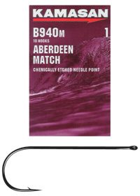 Kamasan B940M Black Aberdeen Match Hooks